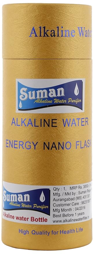Stainless Steel Alkaline Flask with Cartridge (Blue)